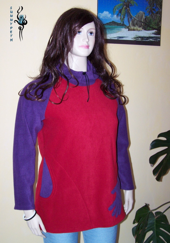 Mikina ,,Red&Purple
