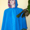 Fleecová pelerína ,,Blue Romace Winter