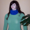 Střapatý nákrčník ,,The Blue"