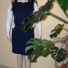 Šaty ,,Dark Blue&White Comfort"