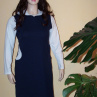 Šaty ,,Dark Blue&White Comfort"