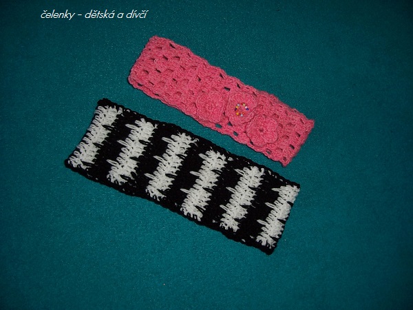 háčkované čelenky