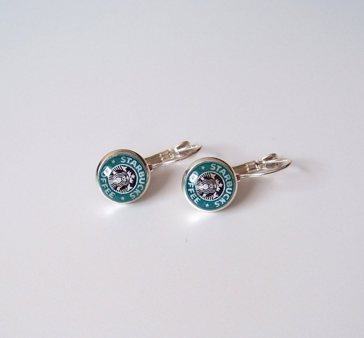 Mini starbucks - náušnice