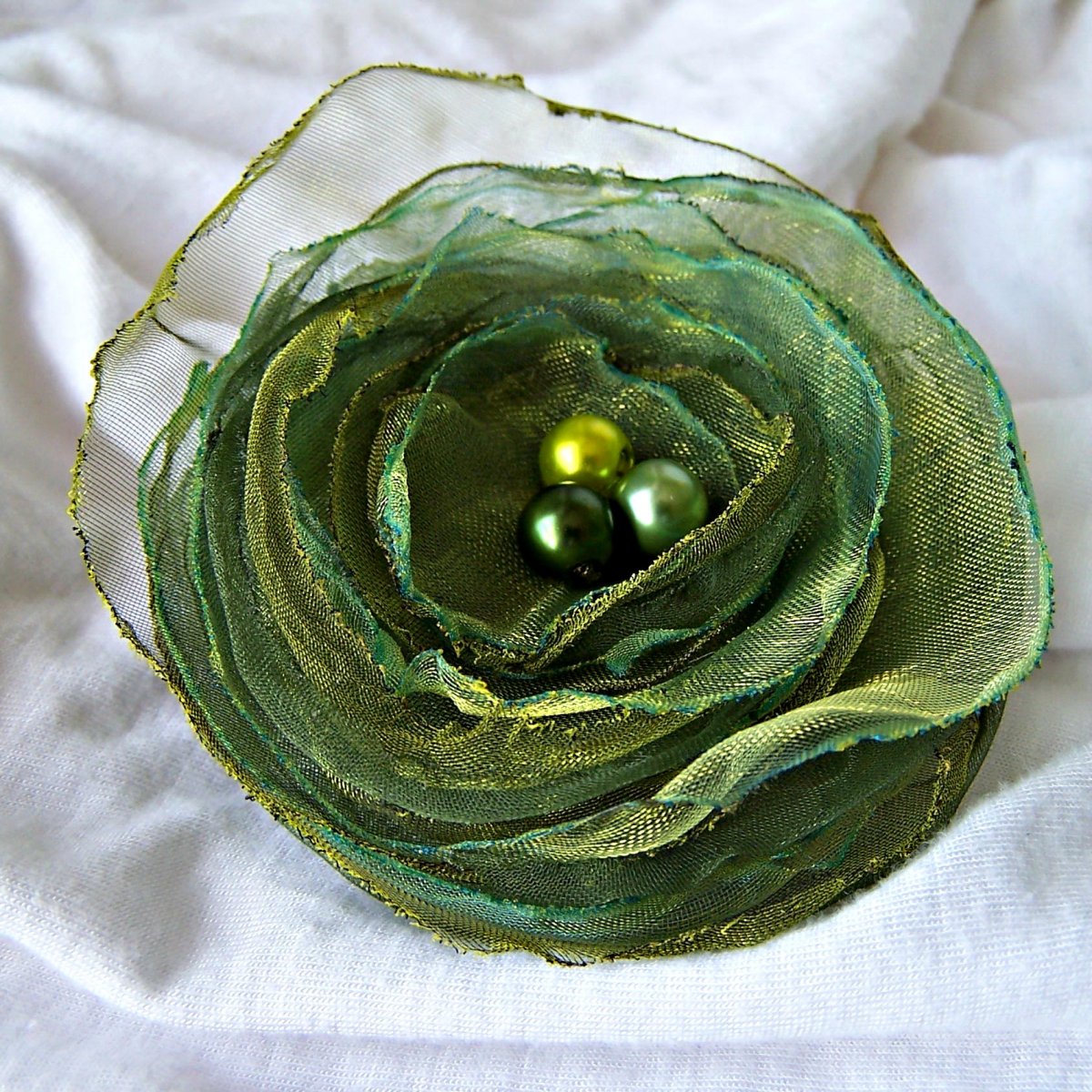 Organzová brož No.7