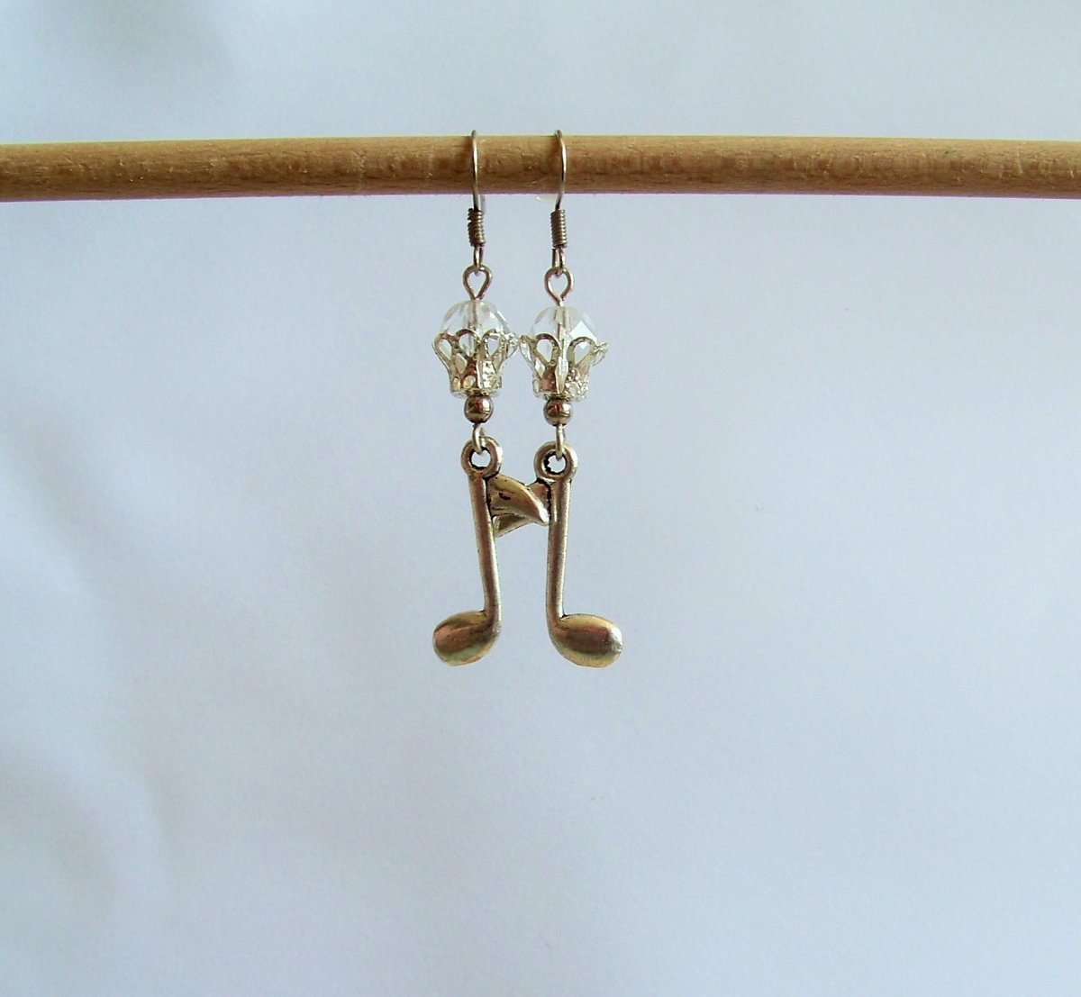 Dvě noty osminové - náušnice