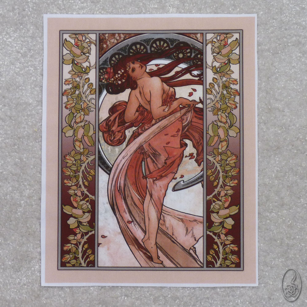 Látkový panel A.Mucha - Tanec