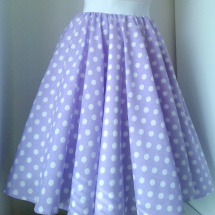sukně kolo fialová