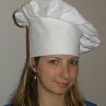  kuchařská čepice-dospělá bílá 