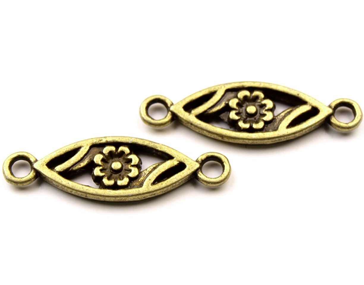 Spojovací díl 24x7 - 4 ks -staromosaz