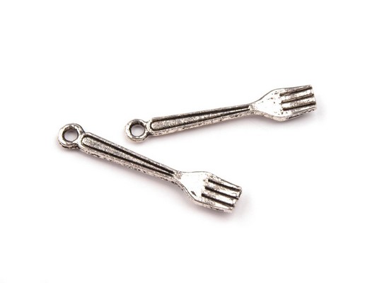 Přívěsek VIDLIČKA 5x22mm 2ks