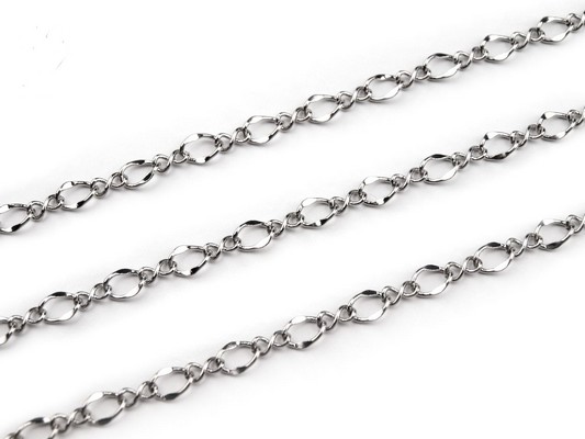Řetízek kovový 4x5mm OSMA