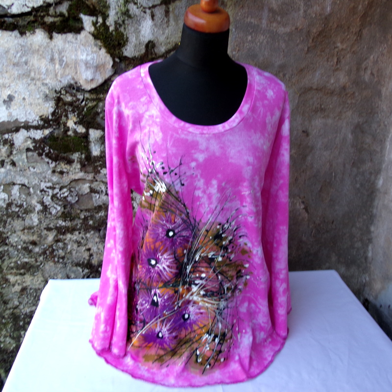 Tunika malovaná,XL,XXL