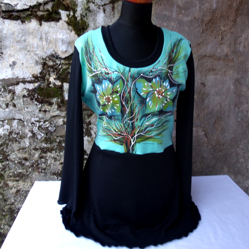 Tunika malovaná,M,L
