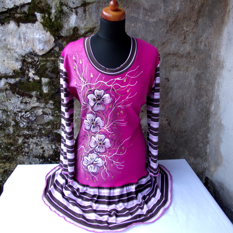 Tunika malovaná,L,XL