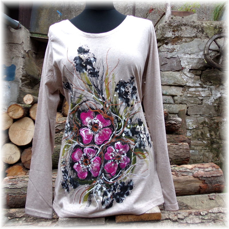 Tričko malované,vel.48/50