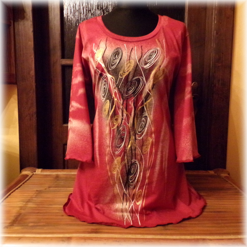 Tunika malovaná,XL,XXL