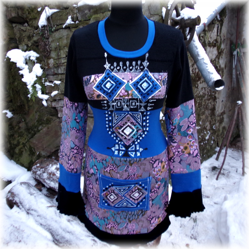 Tunika malovaná,M/L