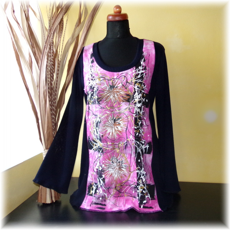 Tunika malovaná,XL,XXL