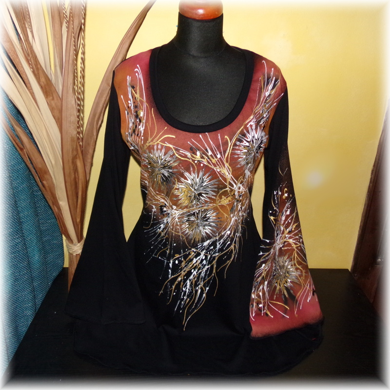 Tunika malovaná,M,L,XL,XXL