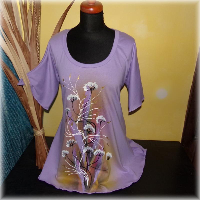 Tunika malovaná,XXL,XXXL