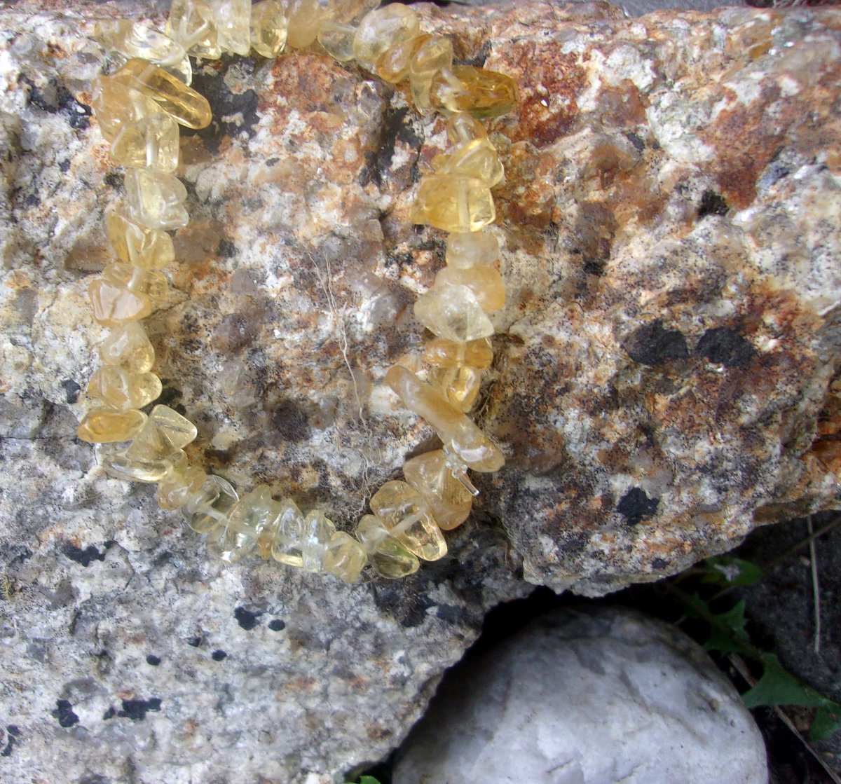 Minerální náramek Citrín.