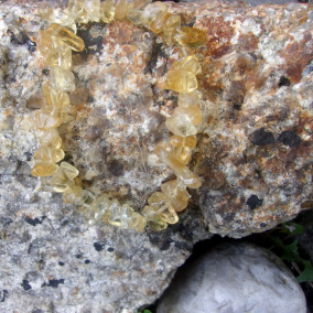Minerální náramek Citrín.