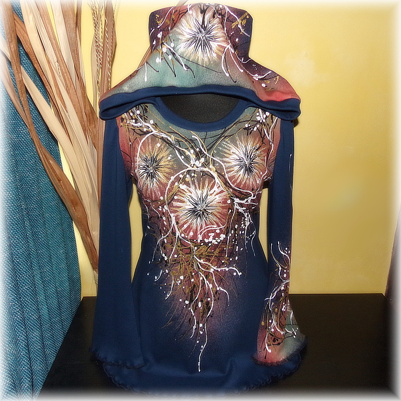 Tunika malovaná,M,L,XL