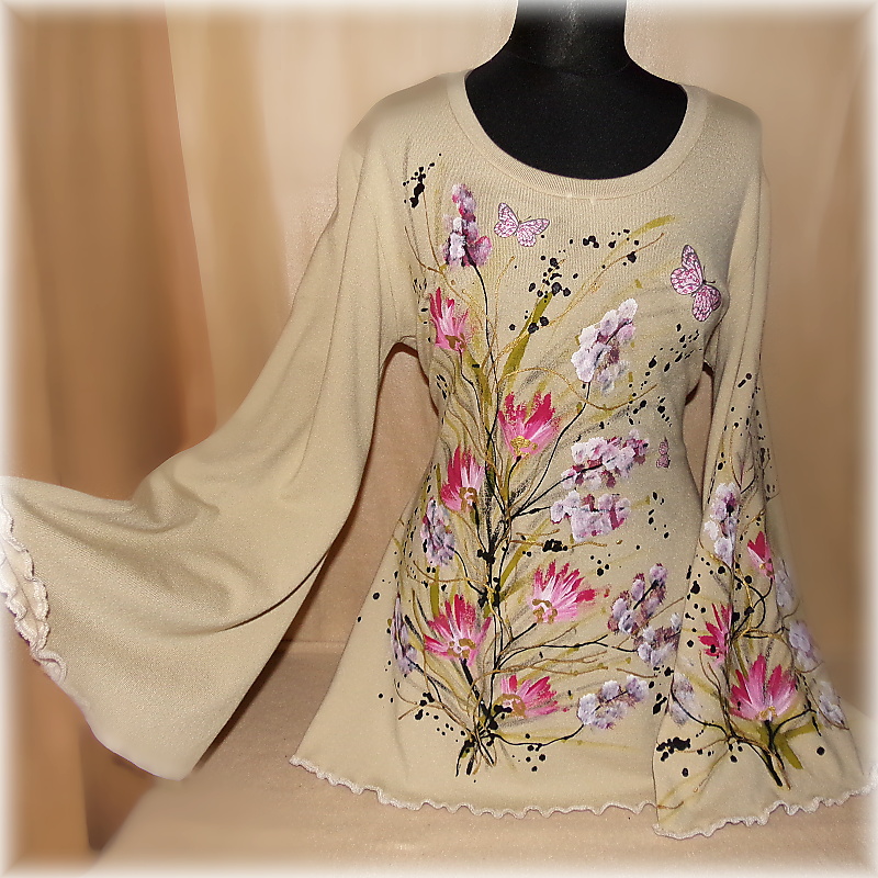 Tunika malovaná,XL,XXL