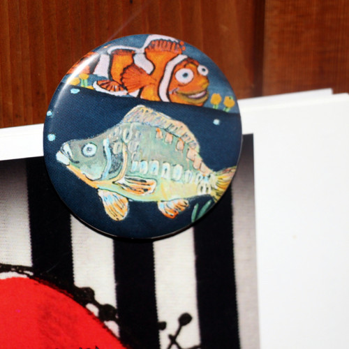 KLIP s magnetem VELKÝ  6 cm!