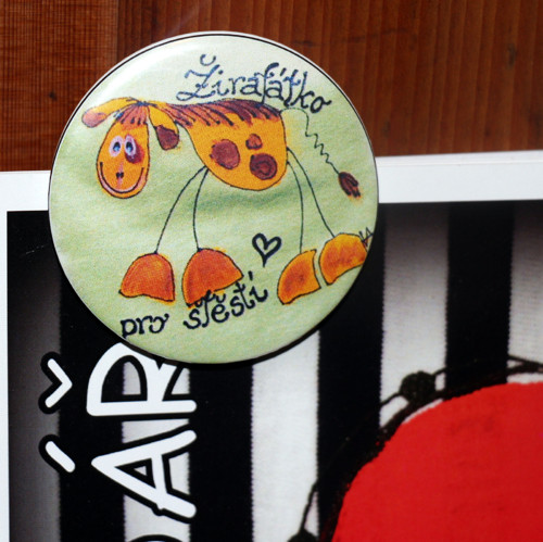 KLIP s magnetem VELKÝ  6 cm!