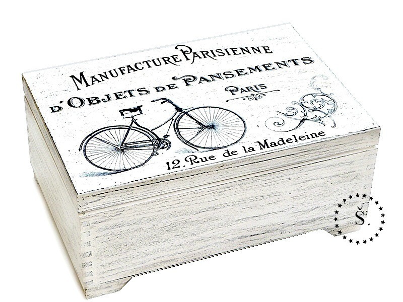 šperkovnice velká patrová vintage