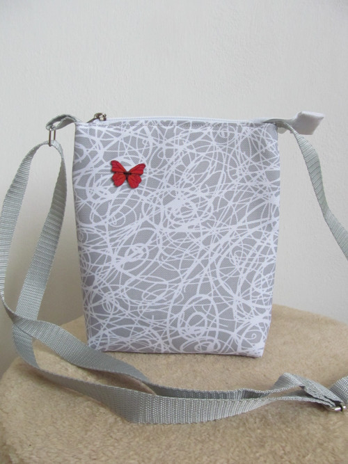 Kabelka pro slečny - šedá