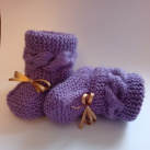 Pletené bačkůrky - 10 cm