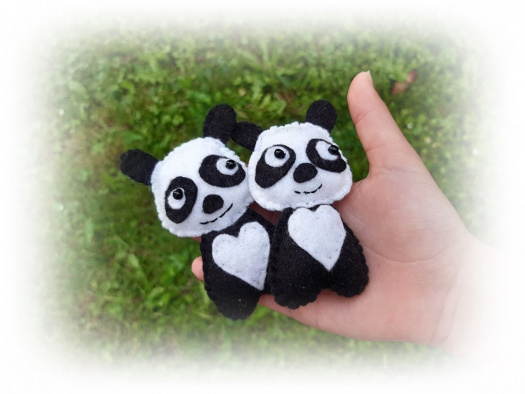 Talismánek panda č. 2665