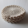 Háčkovaný podšálek - 11 cm