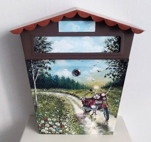 Ručně malovaná poštovní schránka-originální dárky