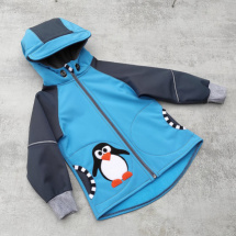 Chlapecká softshell bunda tučňák...vel. 104