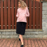 Černá sukně s kapsami krátká