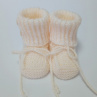 Pletené bačkůrky - 10 cm
