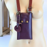 Kožená crossbody/pouzdro na mobil 2298