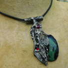 Živoucí...(jaspis, granát) náhrdelník