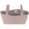 Kožená taška SHOPPER - růžová