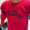Dětské červené šaty Princess 92,110
