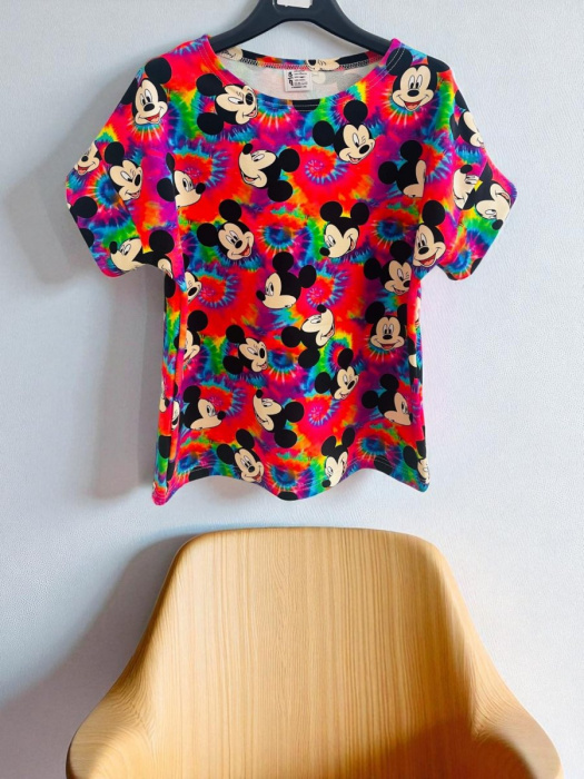 Dámské triko barevný Mickey