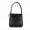 Kožená taška JULIE - černá