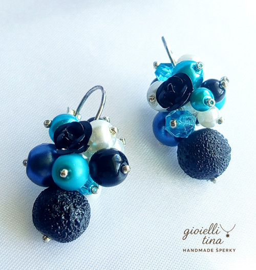 Náušnice Půlnoční Růže