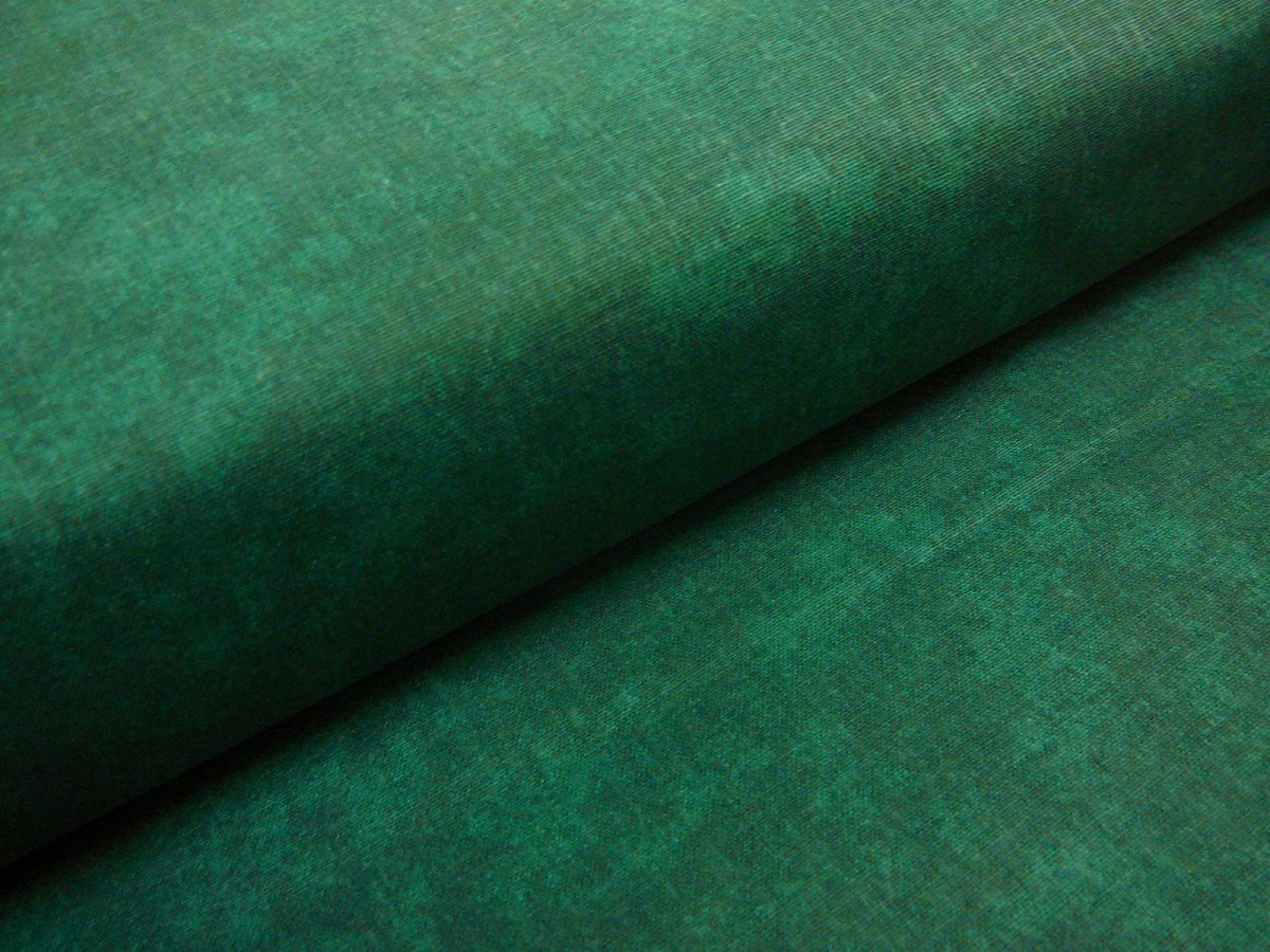 Bavlněná látka - metráž - tm.zelený mramor - š. 140 cm
