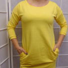 Tunika - žlutá (teplákovina)