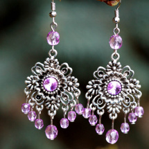 Swarovski růžovky