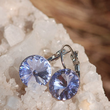 Swarovski klapky levandulové
